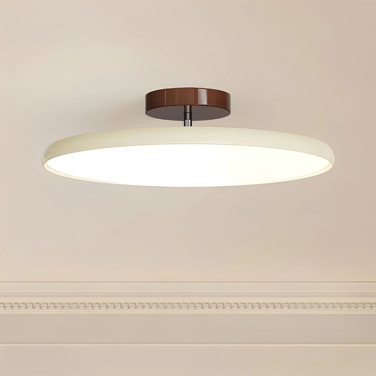 Plafonnier Orientable Métal 40cm 50cm Blanc Vert Beige Tricolore