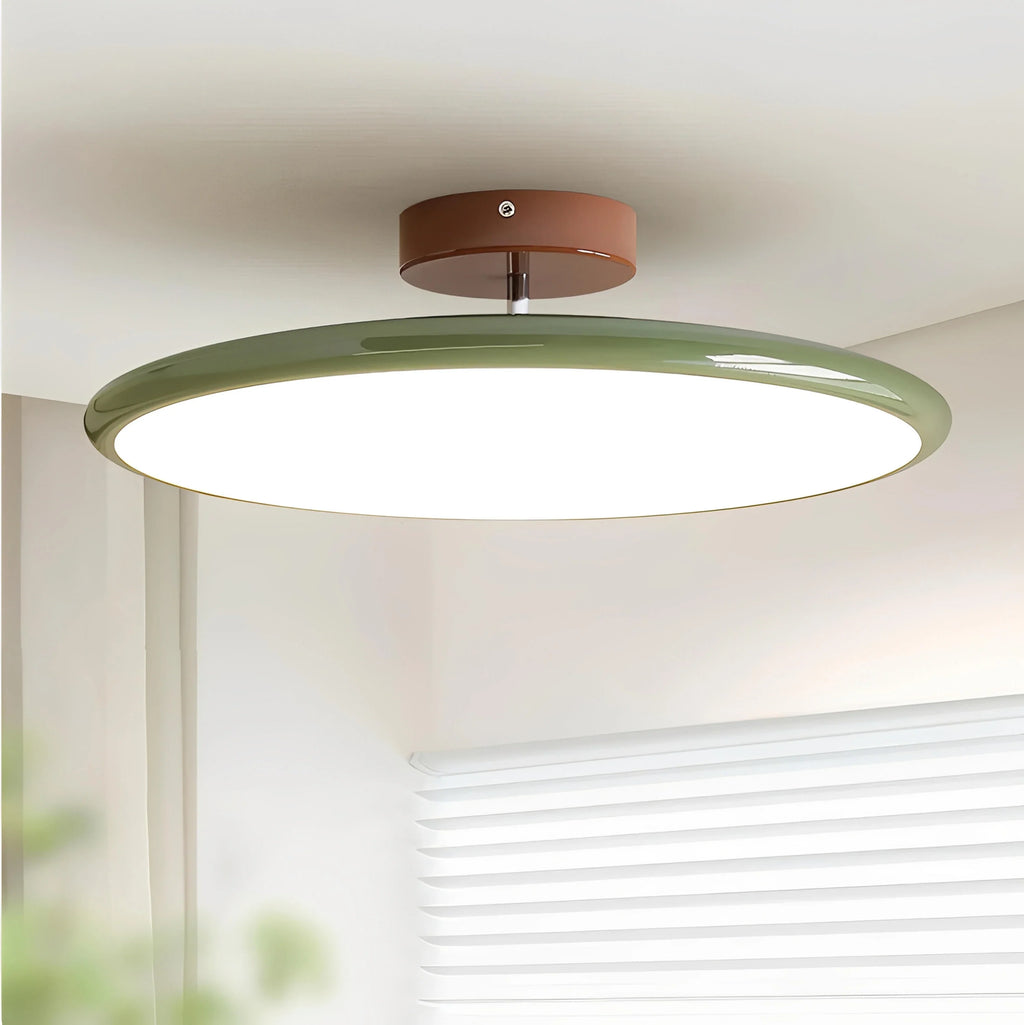 Plafonnier Orientable Métal 40cm 50cm Blanc Vert Beige Tricolore