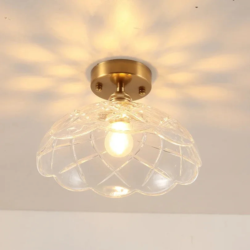 Plafonnier Verre Rétro Loft Vintage E27 22 Modèles Fer et Verre