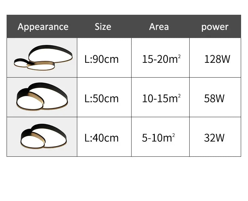 Plafonnier LED Ultra-Fin Fer Noir Blanc 40cm 50cm 90cm Dimmable Télécommande