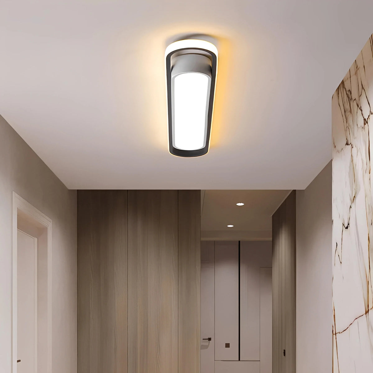 Plafonnier LED Rectangulaire 40cm à 100cm Aluminium Dimmable Télécommande