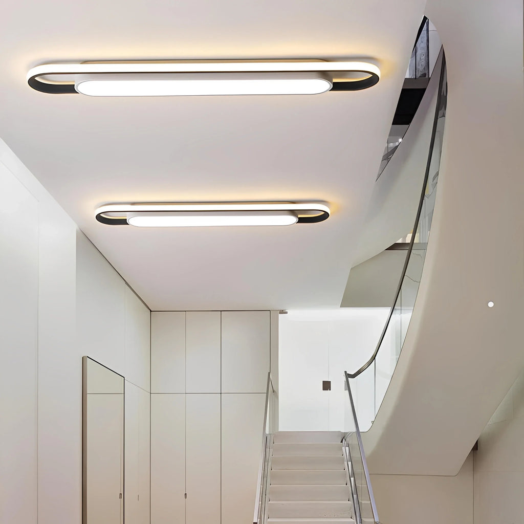 Plafonnier LED Rectangulaire 40cm à 100cm Aluminium Dimmable Télécommande