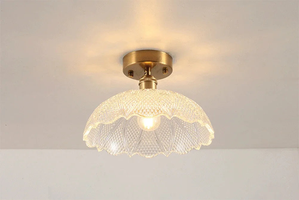 Plafonnier Verre Rétro Loft Vintage E27 22 Modèles Fer et Verre