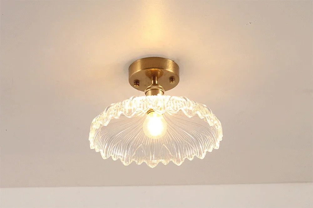 Plafonnier Verre Rétro Loft Vintage E27 22 Modèles Fer et Verre