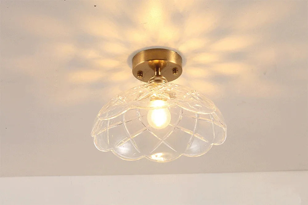 Plafonnier Verre Rétro Loft Vintage E27 22 Modèles Fer et Verre