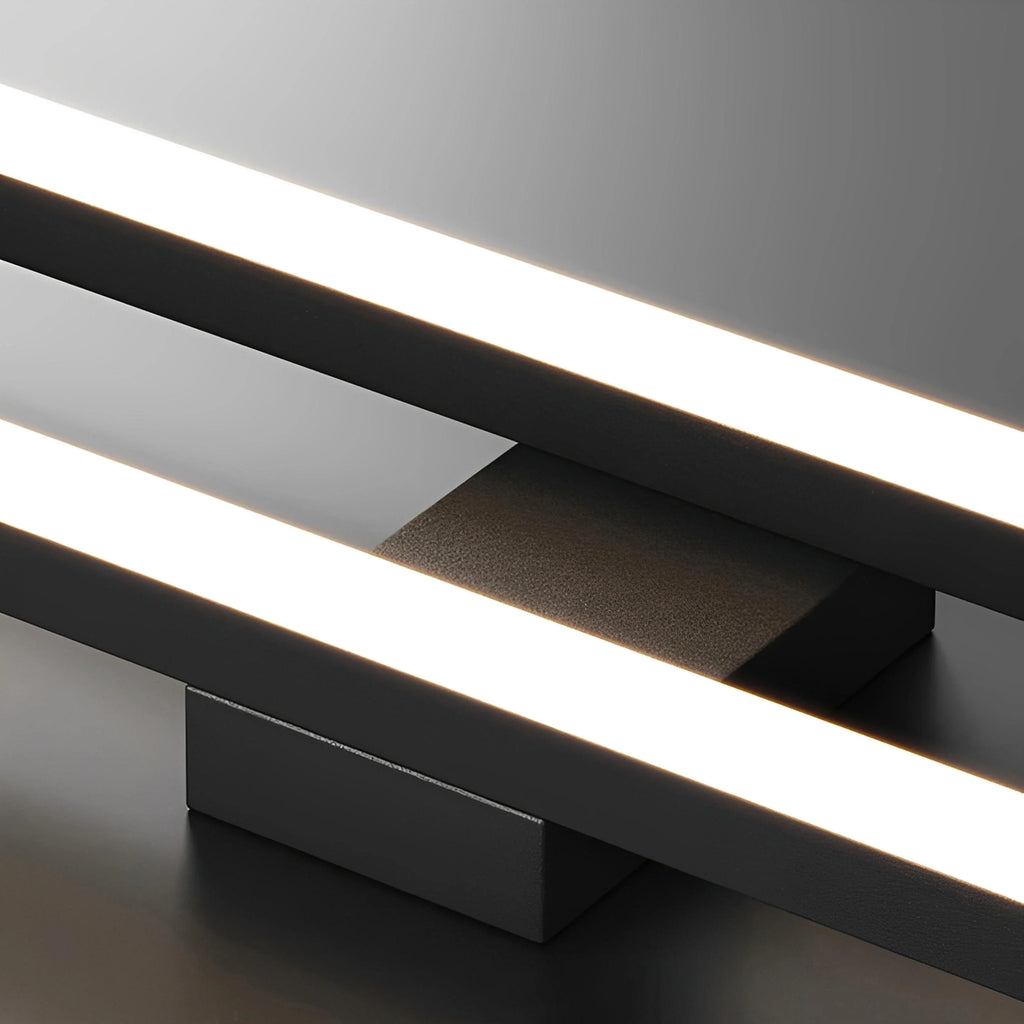 Plafonnier Industriel LED Barre Lumineuse 60cm 80cm 120cm Noir Blanc Dimmable
