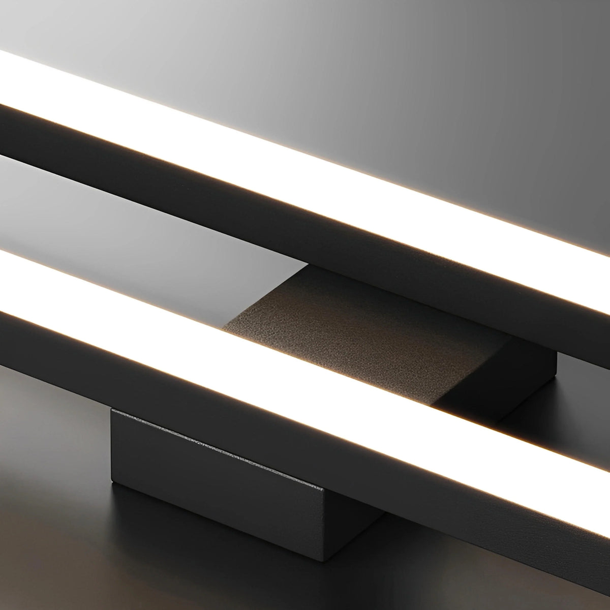 Plafonnier Industriel LED Barre Lumineuse 60cm 80cm 120cm Noir Blanc Dimmable