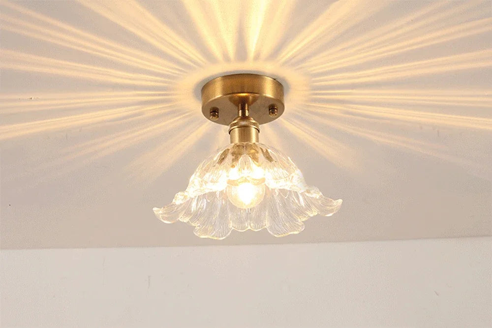 Plafonnier Verre Rétro Loft Vintage E27 22 Modèles Fer et Verre